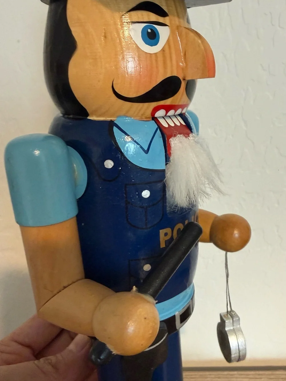 Limited Edition Police Nutcracker 2010 26/10650 Christmas Handcuffs 14” Target